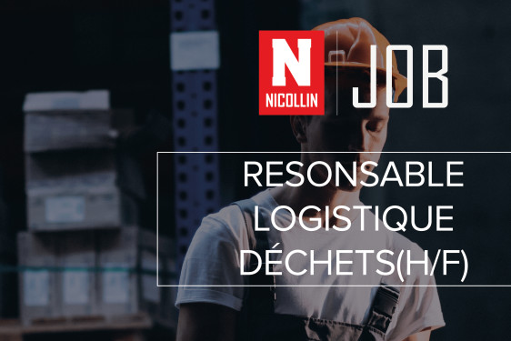 Emploi Groupe Nicollin Responsable Logistique D Chets H F Cdi