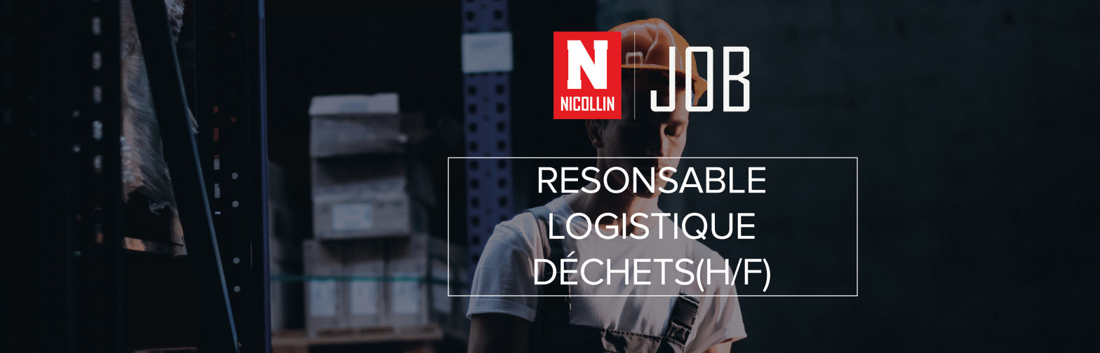 Emploi Groupe Nicollin Responsable Logistique D Chets H F Cdi